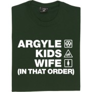 Argyle Kids Wife (In That Order) T-Shirt