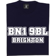 Brighton and Hove Albion Falmer Stadium Postcode T-Shirt