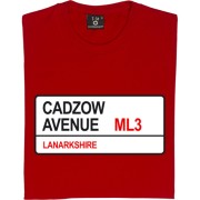 Hamilton Academical: Cadzow Avenue ML3 Road Sign T-Shirt