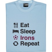 Eat Sleep Irons Repeat T-Shirt
