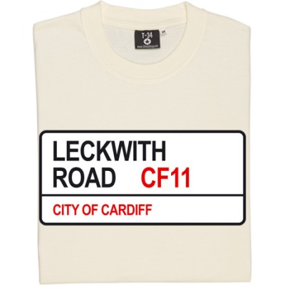 Cardiff City: Leckwith Road CF11 Road Sign