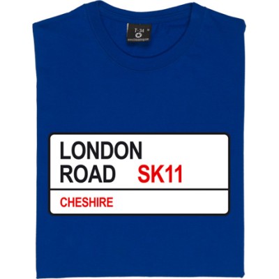 Macclesfield Town: London Road SK11 Road Sign