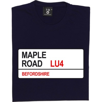 Luton Town: Maple Road LU4 Road Sign