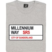 Sunderland AFC: Millennium Way SR5 Road Sign T-Shirt