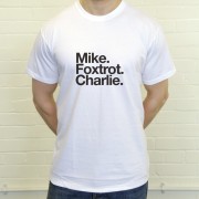 Morecambe FC: Mike Foxtrot Charlie T-Shirt