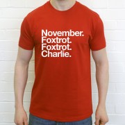 Nottingham Forest FC: November Foxtrot Foxtrot Charlie T-Shirt
