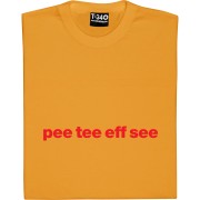 Partick Thistle Pee Tee Eff See T-Shirt