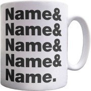 Personalised Line-Up Ceramic Mug