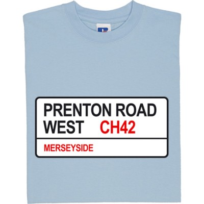 Tranmere Rovers: Prenton Road West CH42 Road Sign