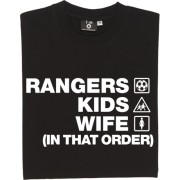 Rangers Kids Wife (In That Order) T-Shirt