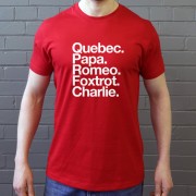 Queens Park Rangers FC: Quebec Papa Romeo Foxtrot Charlie T-Shirt