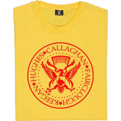 The Ramones Liverpool: Keegan, Hughes, Callaghan, Fairclough