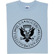 The Ramones Manchester City: Balotelli, Silva, Aguero, Kompany T-Shirt