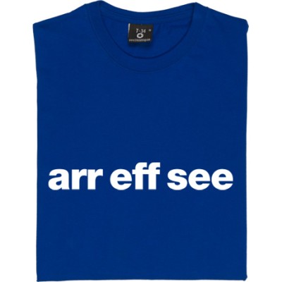 Reading "Arr Eff See"