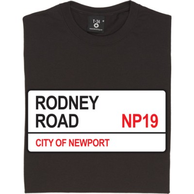 Newport County: Rodney Road NP19 Road Sign