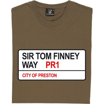 Preston North End: Sir Tom Finney Way PR1 Road Sign