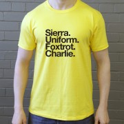 Southend United FC: Sierra Uniform Foxtrot Charlie T-Shirt