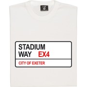 Exeter City: Stadium Way EX4 Road Sign T-Shirt