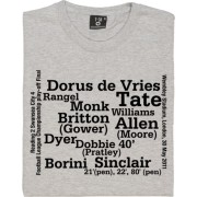 Swansea City 2011 Play-Off Final Line-Up T-Shirt