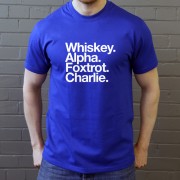 Wigan Athletic FC: Whiskey Alpha Foxtrot Charlie T-Shirt