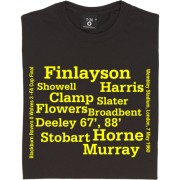 Wolverhampton Wanderers 1960 FA Cup Final Line Up T-Shirt