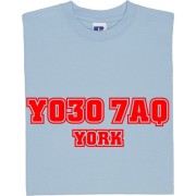 York City Postcode T-Shirt