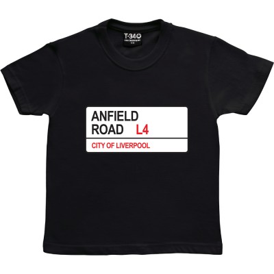 Liverpool: Anfield Road L4 Road Sign
