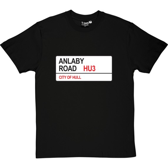 Hull City: Anlaby Road HU3 Road Sign T-Shirt