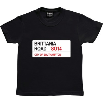 Southampton FC: Brittania Road SO14 Road Sign