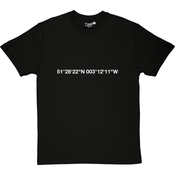 Cardiff City: Cardiff City Stadium Coordinates T-Shirt