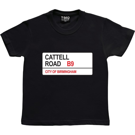 Birmingham City: Cattell Road B9 Road Sign T-Shirt