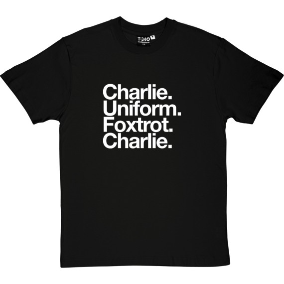 Colchester United: Charlie Uniform Foxtrot Charlie T-Shirt