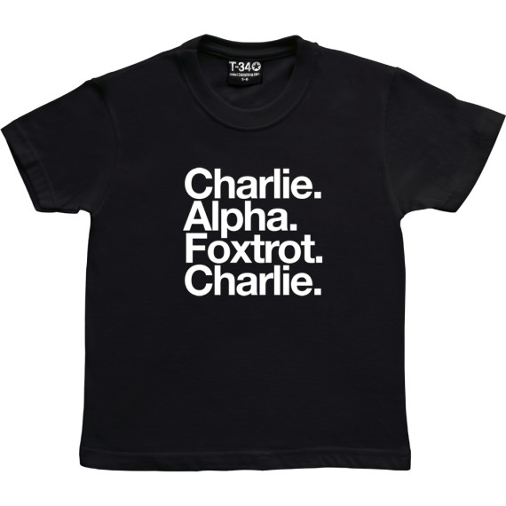 Crewe Alexandra FC: Charlie Alpha Foxtrot Charlie T-Shirt