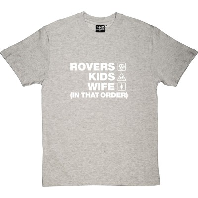 Rovers Kids Wife (In That Order)