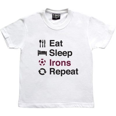 Eat Sleep Irons Repeat