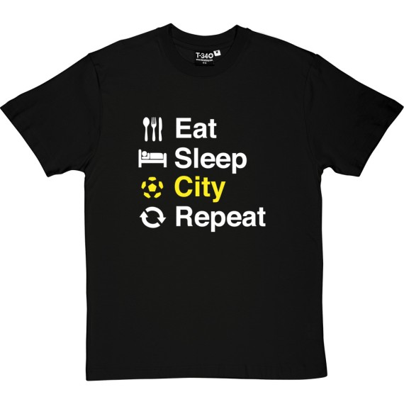 Eat Sleep Norwich Repeat T-Shirt
