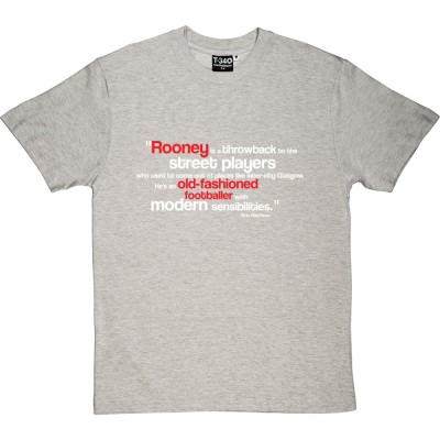 Wayne Rooney "Old Fashioned Footballer" Quote