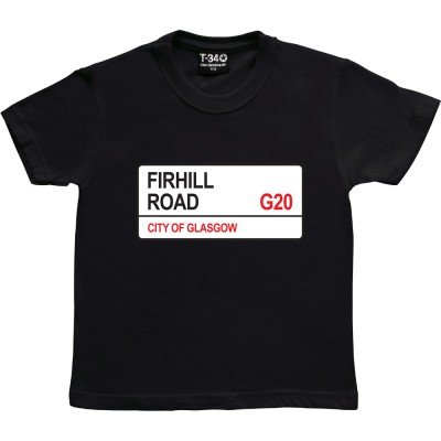 Partick Thistle: Firhill Road G20 Road Sign