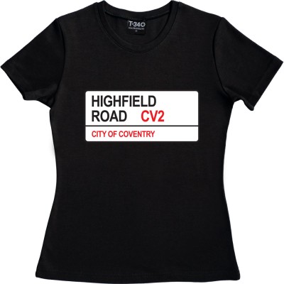 Coventry City: Highfield Road CV2 Road Sign