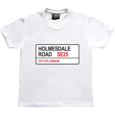 Crystal Palace: Holmesdale Road SE25 Road Sign