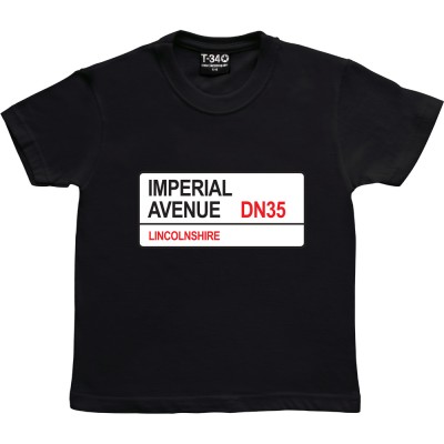 Grimsby Town: Imperial Avenue DN35 Road Sign