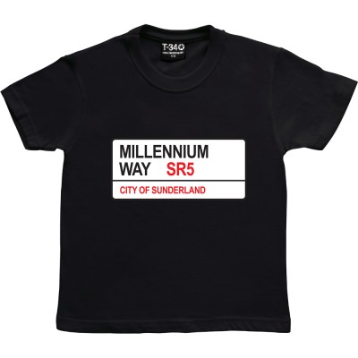 Sunderland AFC: Millennium Way SR5 Road Sign