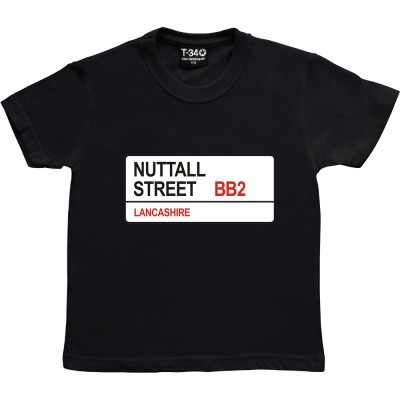 Blackburn Rovers: Nuttall Street BB2 Road Sign