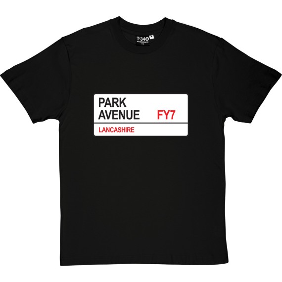 Fleetwood Town: Park Avenue FY7 Road Sign T-Shirt