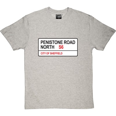Sheffield Wednesday: Penistone Road North S6 Road Sign