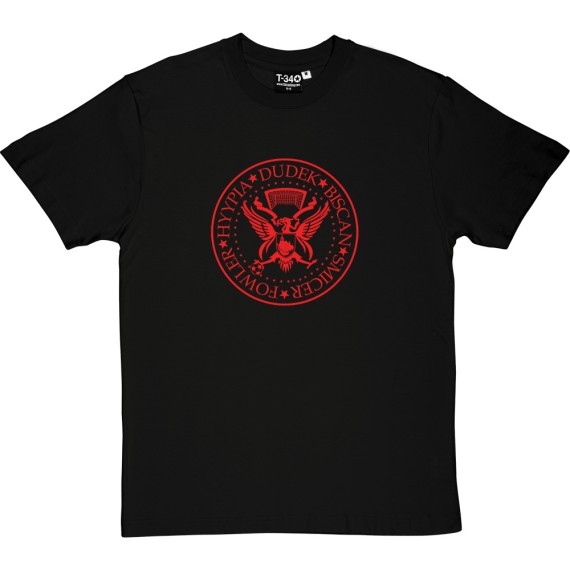 The Ramones Liverpool: Fowler, Hyypia, Dudek, Biscan, Smicer T-Shirt