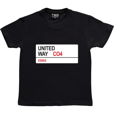 Colchester United: United Way CO4 Road Sign