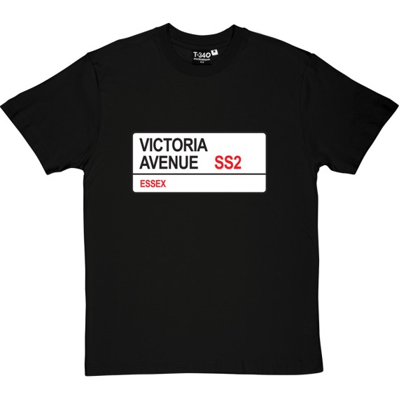 Southend United: Victoria Avenue SS2 Road Sign T-Shirt