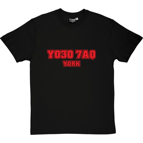 York City Postcode T-Shirt